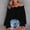 Black, variant on YLOMAY Ruffle Hem Lantern Sleeve Shirts for Women Off The Shoulder Design Casual Blouse Tied Detail Top Elegant Spring Outwear up to 50% Off