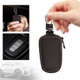 thumbnail image 1 of Estuche para Llaves Cuero Gran Capacidad Estuche para Llaves Coche Con para Hombres (marrón), 1 of 9