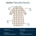 thumbnail image 6 of Gerber Baby Neutral Long Sleeve Wearable Blanket, Size 0-6 Months, 6 of 8