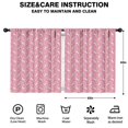 thumbnail image 2 of Blackout Kids Curtains,Pink Unicorn Heart Crescent Pattern Childrens Insulated Curtains Set Of 2,Bedroom Essentials,Toddler Room Decor 52"x63", 2 of 5