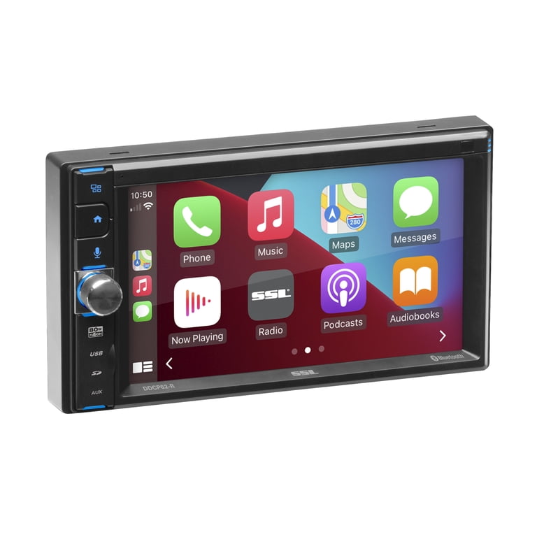 Sound Storm Labs Car Stereo - Apple CarPlay, Double Din, 6.2