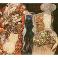 thumbnail image 2 of Klimt, Gustav 13x12 Black Modern Framed Museum Art Print Titled - The Bride, 2 of 4
