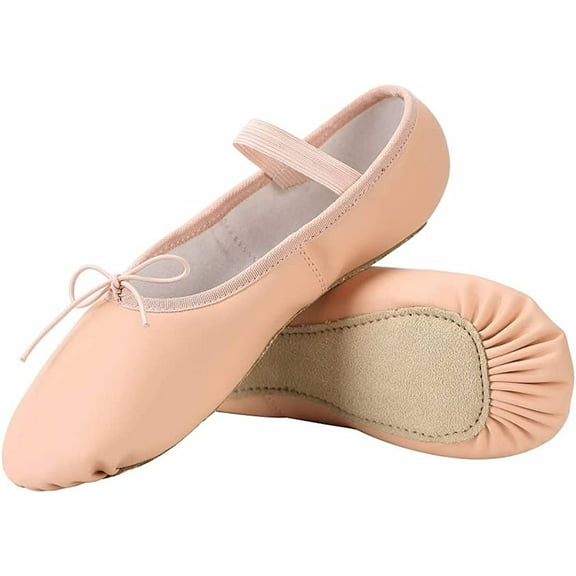PU Leather Ballet Shoes/Ballet Slippers/Dance Shoes for Women and Girls Update