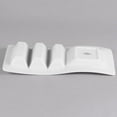 thumbnail image 3 of Tuxton GZP-800 14 x 0.62 in. Taco Plate Stackable- Porcelain White - 6 pcs, 3 of 4