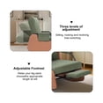 thumbnail image 6 of Home Rocking Recliner Chair for Adults, Modern Upholstered Plush Seating Glider Recliner Chair with Side Pocket, Three Levels of Adjustment, Modern Nursery Accent Sofa Chairs, 6 of 9