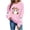#3Pink, variant on XUNKUSGA Women Halloween Sweatshirt Casuasl Loose Crew Neck Long Sleeve Pullover Tops Cute Printed Sweatshirts for Women Relaxed Fit Casual Pullover Sweatshirt #1Orange S