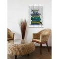 thumbnail image 6 of Marmont Hill "Teacup and Books" Painting Print on White Wood, 6 of 7