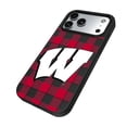 thumbnail image 2 of Keyscaper Wisconsin Badgers Plaid Magnetic Bump iPhone Case, 2 of 6