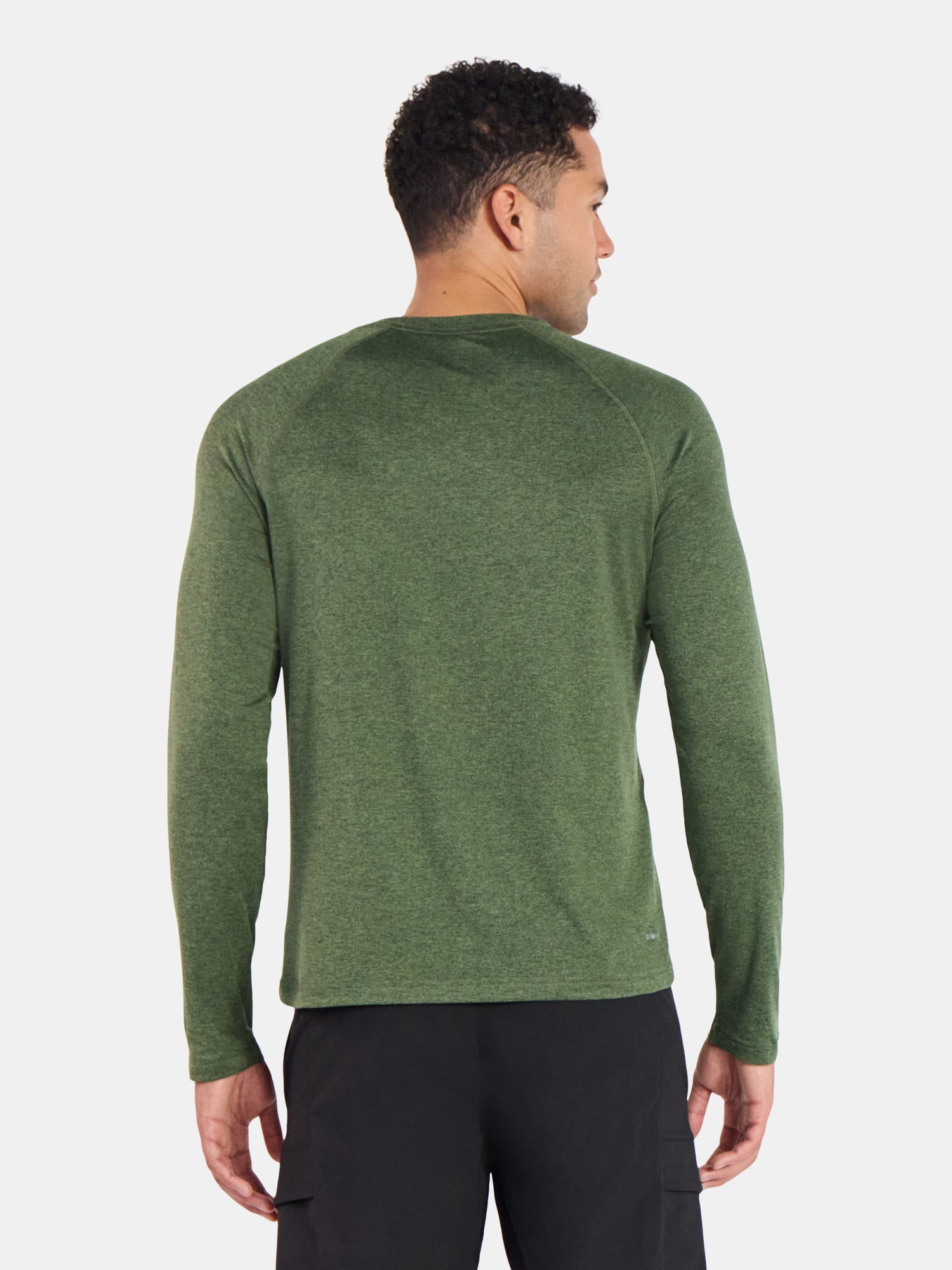 Athletic Works Men's and Big Men's ButterCore Soft Long Sleeve Tee Shirt, Sizes XS-5XL