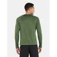 thumbnail image 3 of Athletic Works Men's and Big Men's ButterCore Soft Long Sleeve Tee Shirt, Sizes XS-5XL, 3 of 5