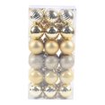 thumbnail image 2 of Farfi 36pcs Bolas de Navidad Bolas anti-deformes anti-deformes de plástico decorativo brillante bolas de Navidad para el hogar Farfi 21077562, 2 of 6