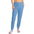 thumbnail image 1 of Champion Womens Powerblend Fleece Joggers, XXL, Team Light Blue, 1 of 3