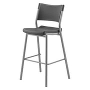 National Public Seating 30 in. Cafe Stool with Backrest