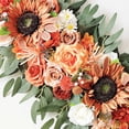 thumbnail image 2 of Artificial Flowers Wedding Centerpieces Decorations Fake Flowers Silk Floral Arrangement Dinning Table Runner Centerpiece, Rose Flower for Room Reception Table Decor, 2 of 7