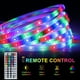 thumbnail image 2 of Tira de luces LED de 16.4 pies 300 LED 3528SMD, luces LED de cuerda cambiantes de varios colores para dormitorio con control remoto de 44 teclas y fuente de alimentación de 12 V CC Jumpingount SH1105-43, 2 of 7