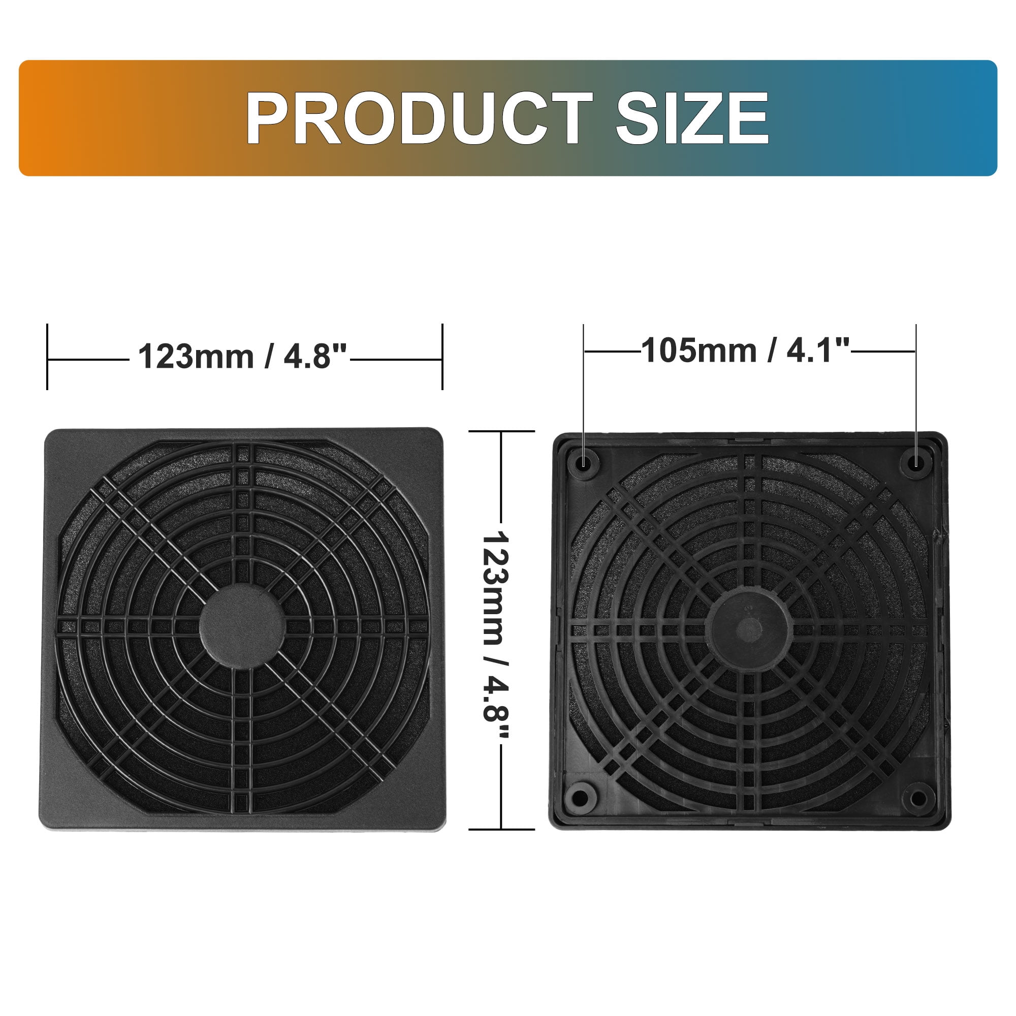Unique Bargains 1 Pack 120mm Fan Dust Filter PC Computer Case Fan Dust Filter