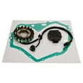 thumbnail image 4 of Magneto Coil Stator + Voltage Regulator + Gasket Assy For Suzuki LTF400 LT-F 400 Eiger 2x2 4x4 Manual 2002-2007, 4 of 9