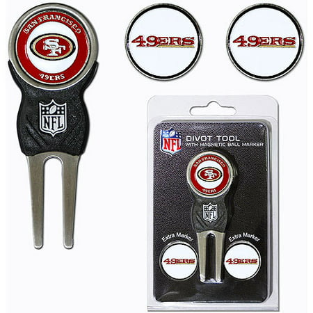 UPC 637556327451 product image for Team Golf NFL San Francisco 49Ers Divot Tool Pack With 3 Golf Ball Markers | upcitemdb.com