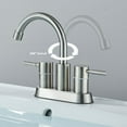 thumbnail image 5 of Senlese 62-LFDJXW2-AGDYS Brass Brushed NickelVanity Mixer Faucet, 5 of 16
