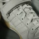 thumbnail image 4 of Ad-id-as Shoes Mens 8 Gray White Forum Low Platform Sneakers Basketball Crystal, 4 of 6