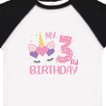 thumbnail image 4 of Inktastic 3rd Birthday Unicorn Girls Toddler T-Shirt, 4 of 5