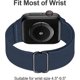 thumbnail image 3 of Bandas elásticas de nailon Solo Loop compatibles con Apple Watch 45 mm, 41 mm, 44 mm, 40 mm, 42 mm, 38 mm, correa para Iwatch Series 7/6/5/4/3/2/1 Se, paquete de 3 Q 38 negro, 3 of 5