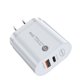 thumbnail image 1 of Cargador rápido USB C de 12 W con puerto PD + cargador rápido de pared con soporte, 1 of 8