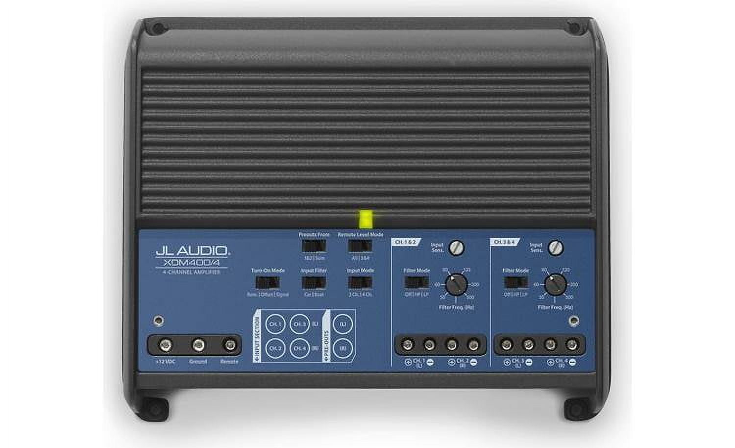 JL Audio XDM400/4 4-channel car/marine amplifier — 75 watts RMS x 4