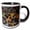 Black/White, variant on 3drose, Cheetah Agate, 15oz Two-tone Green Mug
