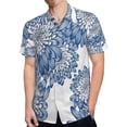 thumbnail image 4 of High Quality Hawaiian Shirts for Men Short Sleeve Aloha Beach Shirt Floral Summer Casual Button Down Shirts Blouses FL3EOL, 4 of 7