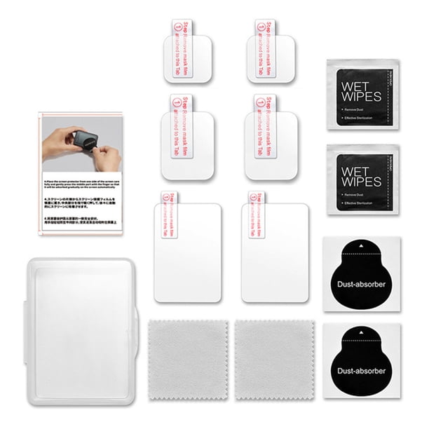 Protector Pantalla Clear Temp Glass Screen Cover para Hero 13 (2 Juegos) Rojo