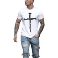 thumbnail image 2 of Playeras Camiseta De Estilo Callejero Para Hombres, 2 of 7