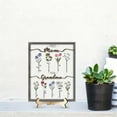 thumbnail image 6 of Gifts For Mom,Grandma,Birth Month Flower,Personalized Wood Plaque Wall Art Birthday Gifts Grandma Gifts(9.84 x 7.87 inches), 6 of 9
