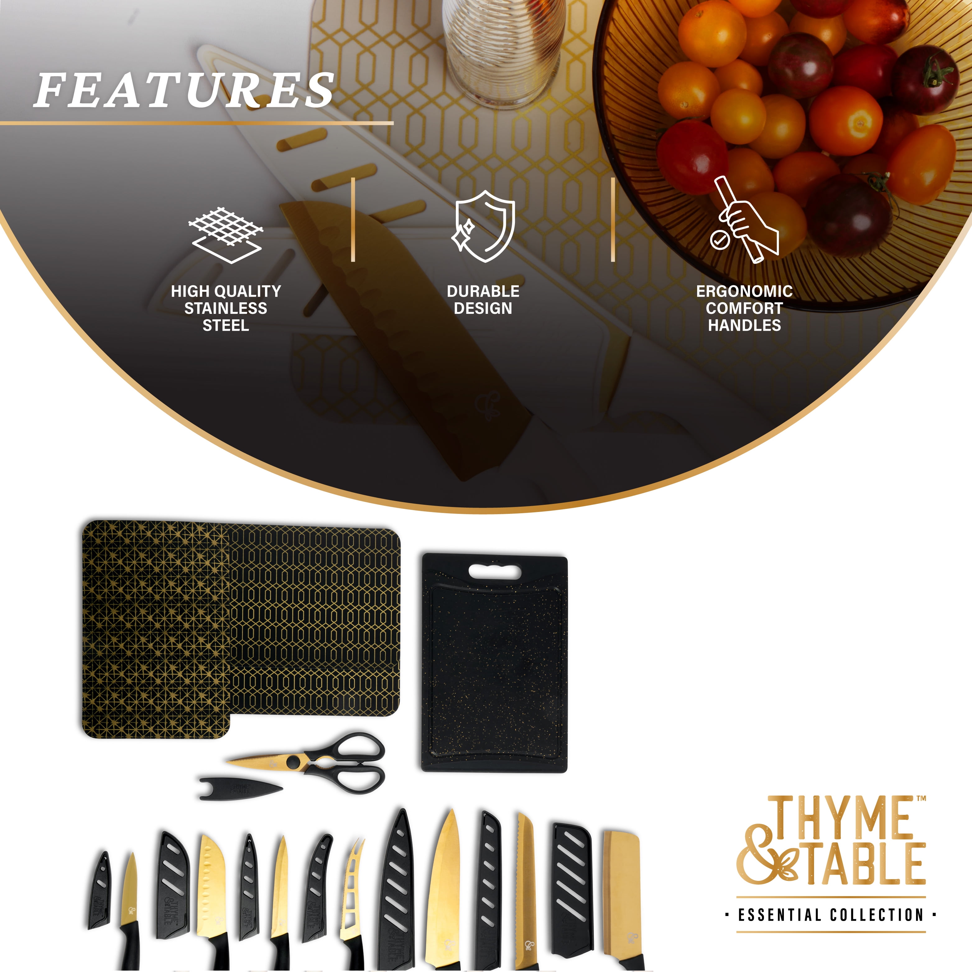 Thyme & Table essential collection 20 piece cutlery set - household items -  by owner - housewares sale - craigslist