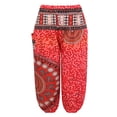 thumbnail image 2 of YONGHS Kids Girls Workout Yoga Bohemian Harem Pants for Beach Sports Gymnastic Dance Active wear Red-A 6-8, 2 of 5