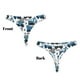 thumbnail image 3 of Fotbe Blue Excavator Tanga Sin Costuras para Mujer con Estampado – Panties Invisibles, Transpirables y Cómodos para Uso Diario-Large, 3 of 6