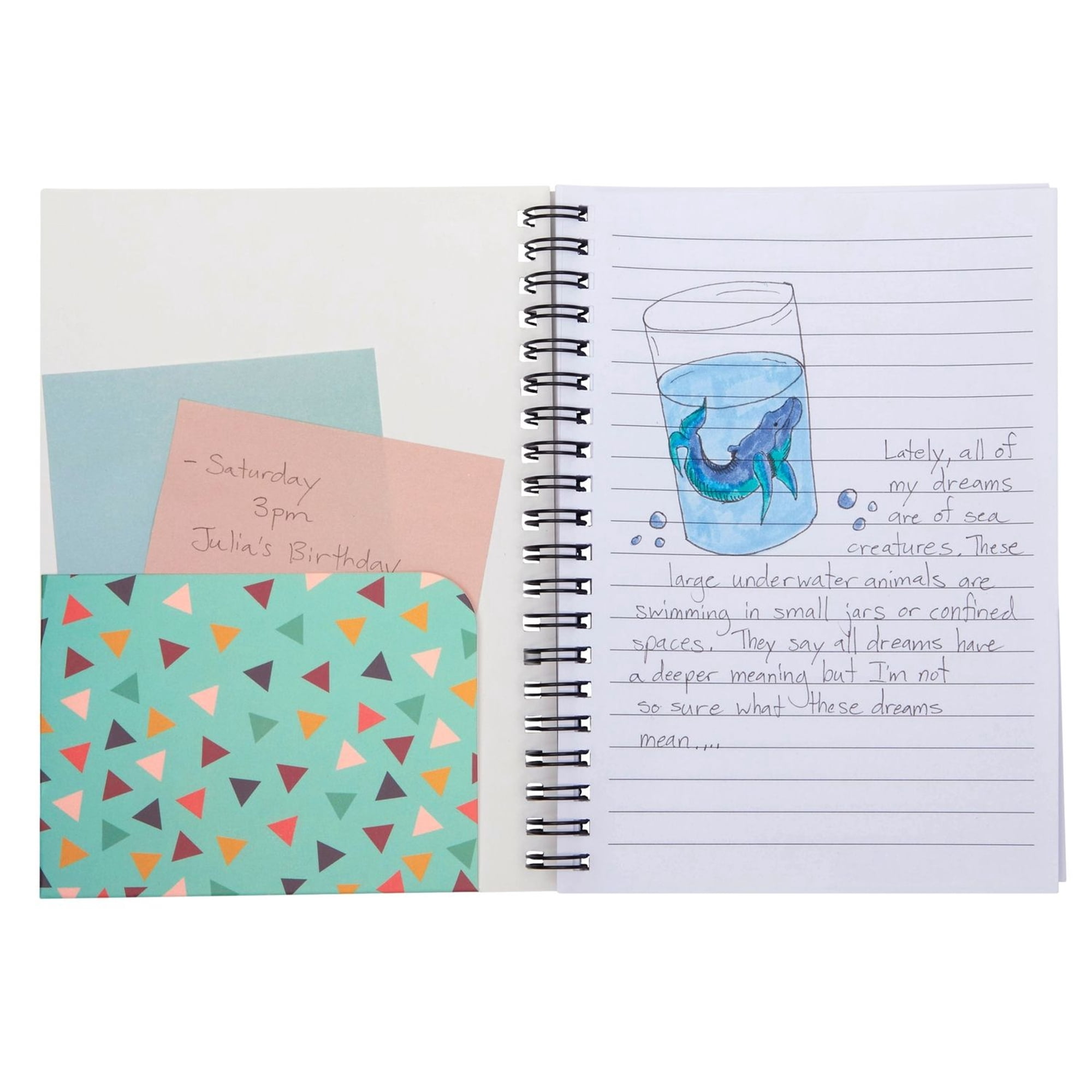 6-Pack Spiral Bound 5x7 Notebooks - Colorful Lined Journals For Office & Home
