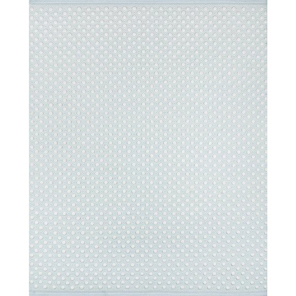 Erin Gates by Momeni Langdon Windsor Blue Hand Woven Wool Area Rug 7'6" X 9'6"