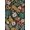 Green, Pattern 4, variant on ODIKA 4'x6' Orange Mid Century Modern Shapes Washable Area Rug Abstract Danish Pattern with Organic Forms for Home Office, Under Desk, Non-Slip Chair-Friendly, Flatwoven