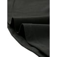 thumbnail image 5 of Vestido de cóctel de un hombro para mujer elegante vestido de sirena ajustado con dobladillo de cola de pez Negro M, 5 of 5