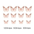 thumbnail image 2 of JeashCHAT Metal Hollow Simulation Butterfly Gold And Butterfly Wall Sticker, 2 of 2