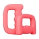 thumbnail image 1 of Juego de 2 mancuernas con agarre en D, ergonómicas, para sentadillas, levantamiento de pesas, brazos, pecho, espalda, hombros y cuerpo completo para Rosa Roja 1KG, 1 of 8