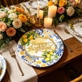 thumbnail image 6 of FEOLGEHLY 20PCS Disposable Plates, Lemon Themed Paper Plates 7 Inch, Paper Food Trays, Fruit Trays For Serving For Party, Summer Paper Plates, for Party Birthday Party & Events (A), 6 of 7
