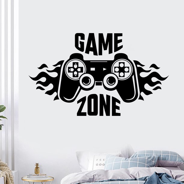 Game Zone Wall Sticker Wallpaper for Kids, Room Gaming Poster