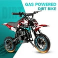 thumbnail image 7 of SAY YEAH Dirt Bike,2-Stroke Steel Frame Motor-cycle for Age 8+,Max Speed 25mph,Maximum load 180lbs, 7 of 7