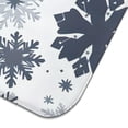 thumbnail image 3 of Blue Christmas Snowflake Pattern Dish Drying Mat for Kitchen 1 Pack, Ultra Absorbent Microfiber Dishes Drainer Mats,18x24in(46x61cm), 3 of 4