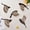 Black, variant on MCheckerd5 Pcs Wooden Bird Wall Art Wood Flying Birds Wall Decor Rustic Folk Art Scandinavian Home Decor for Gift Living Room Bedroom Kitchen Office(Black)