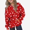 thumbnail image 1 of Chandail en Molleton pour Enfants, Mode Décontractée Garçons Filles Impression Manches Longues Col Rond Chandail avec Poche, Chandail en Molleton Col Rond pour Enfants, 1 of 9