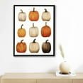 thumbnail image 4 of Nawypu Pumpkins Wall Art Watercolor Pumpkin Print Farmhouse Fall Canvas Wall Art for Living Room Fall Pumpkin Art Prints Thanksgiving Wall Art Minimalist Poster Rustic Fall Print, 4 of 4