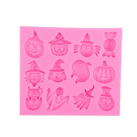

Silicone Halloween Styles Candy Moulds for Halloween Festival Fondants Cake Mold